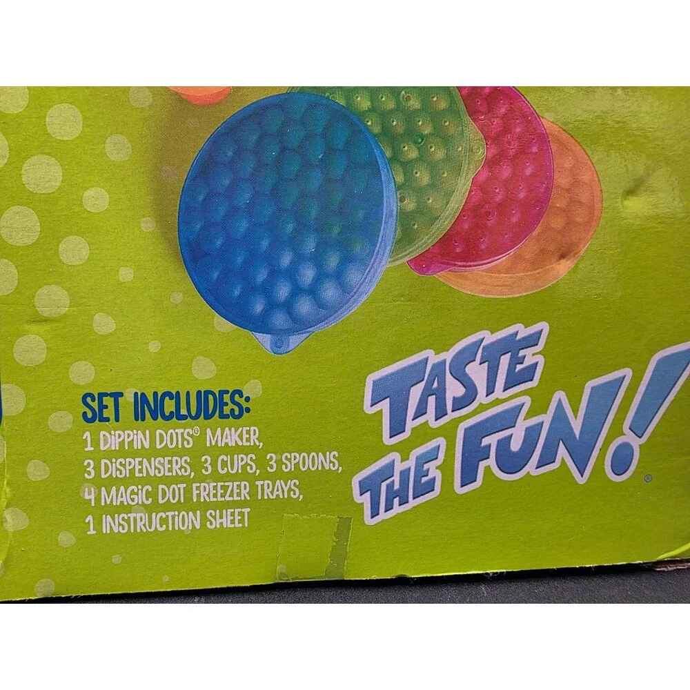 Dippin Dots Frozen Dot Maker Magic Set With 3 Flavor Dispensers And Accessories